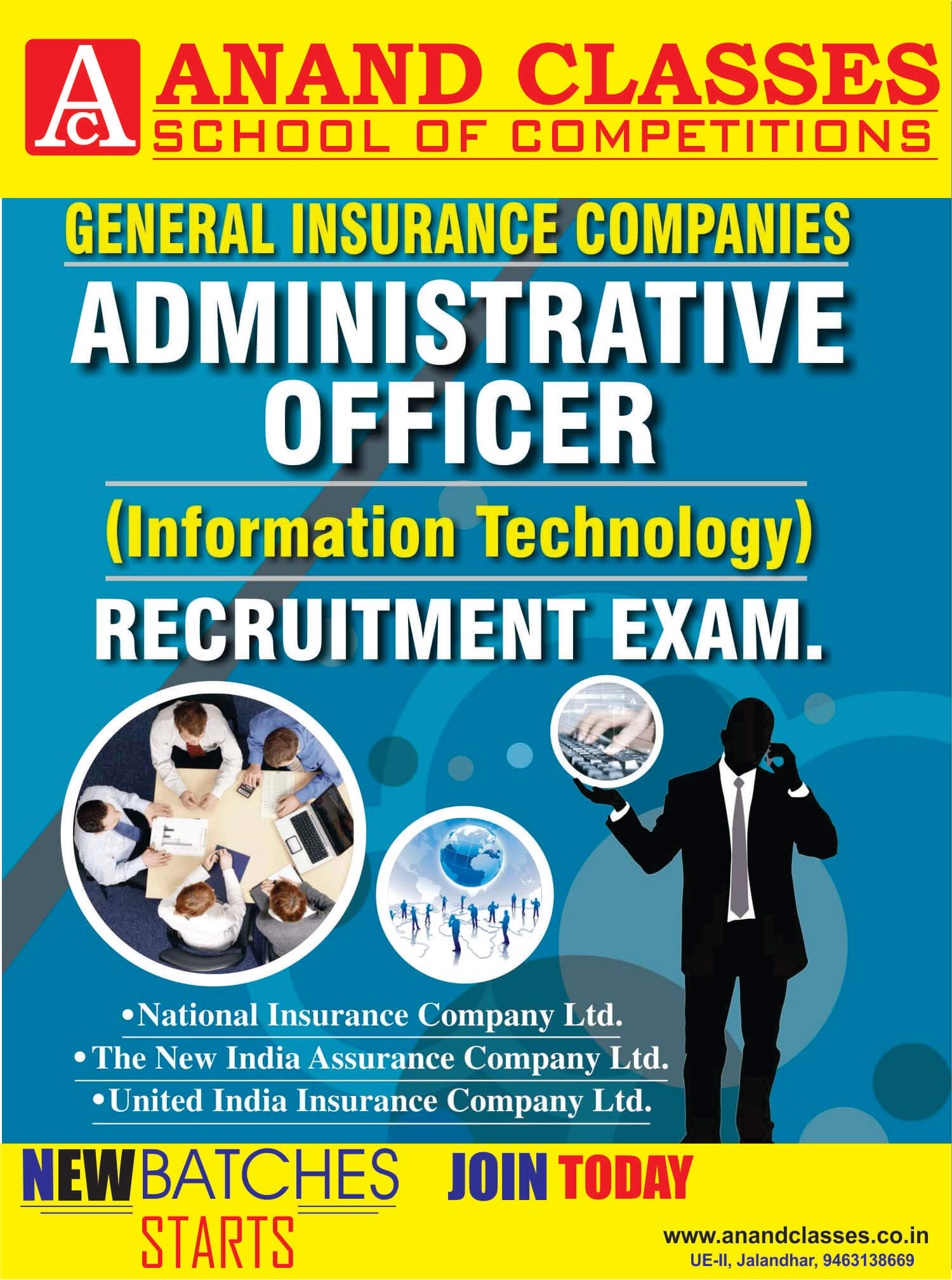 General Insurance Companies GIC Administrative Officer Exam Coaching Center In Jalandhar Neeraj Anand Classes